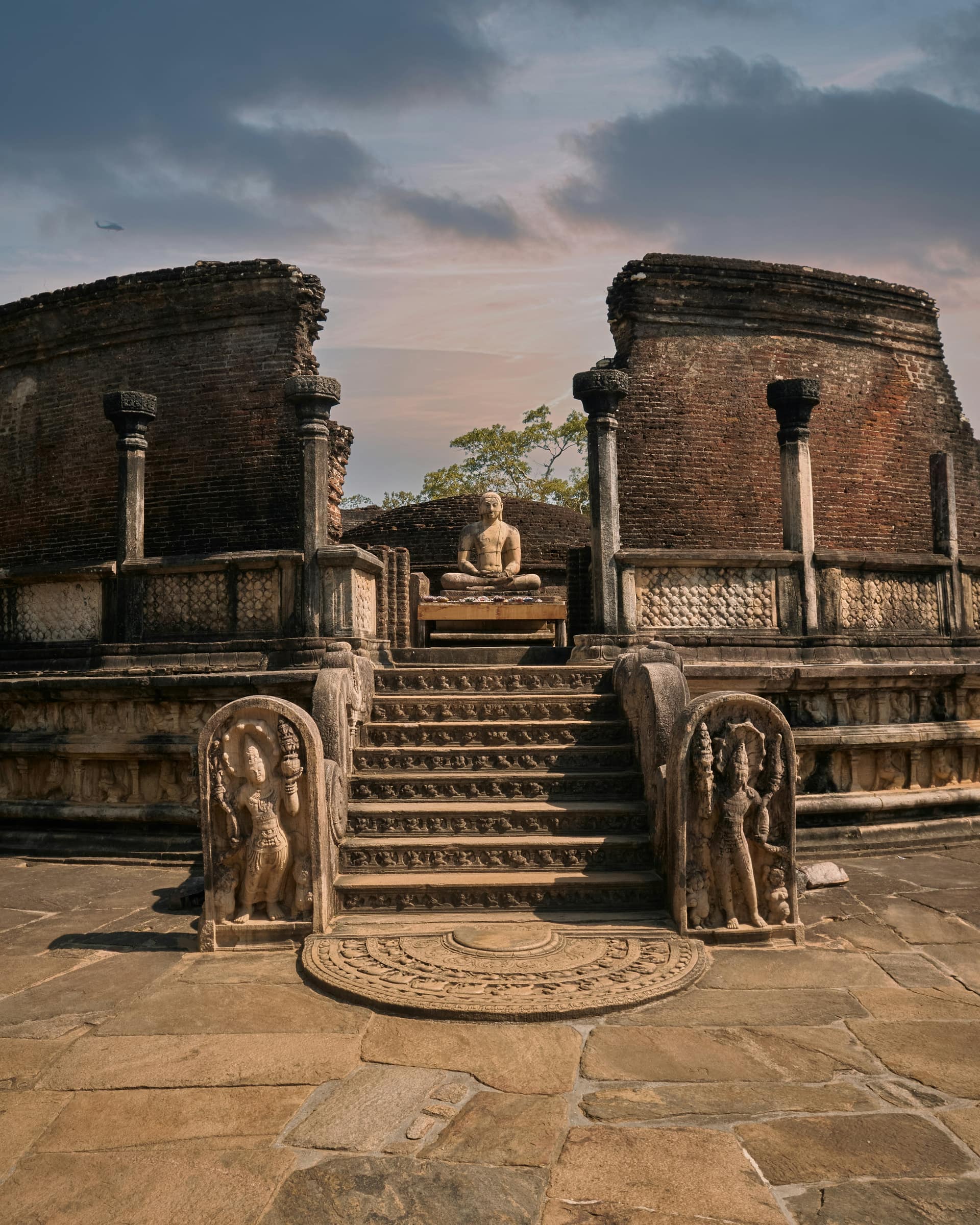 Polonnaruwa rock fortress and Cultural Triangle landscape, Sri Lanka